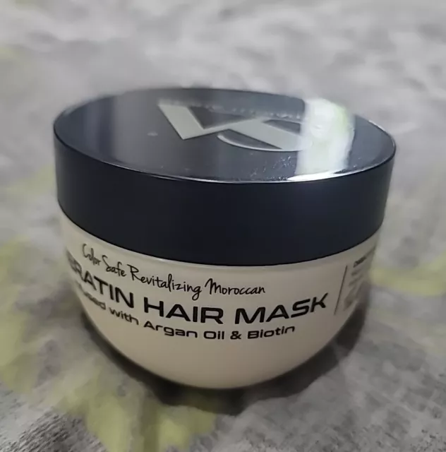 Straight Ahead Morrocan Keratin Hair Mask Infused with Argan Oil & Blotin 