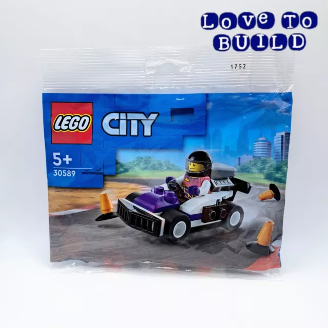 ⭐ LEGO Town City Go Kart Racer Polybag Set 30589 Brand New