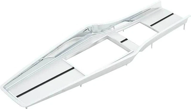 1966-69 Barracuda Valiant Dart; Console Top Plate; 4/Speed; Die-Cast Chrome