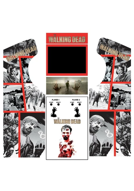 STICKERS THE WALKING dead Modele 15 borne d'arcade EUR 90,00 - FR