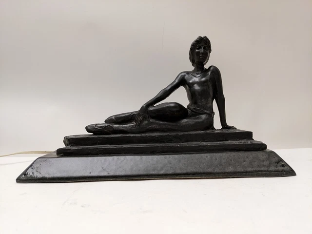 Stephen Glassborow Australian Ceramic Pottery Lamp Sculpture Ballerina