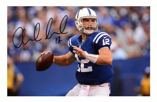 Andrew Luck - Indianapolis Colts Autograph Signed Photo Poster Print