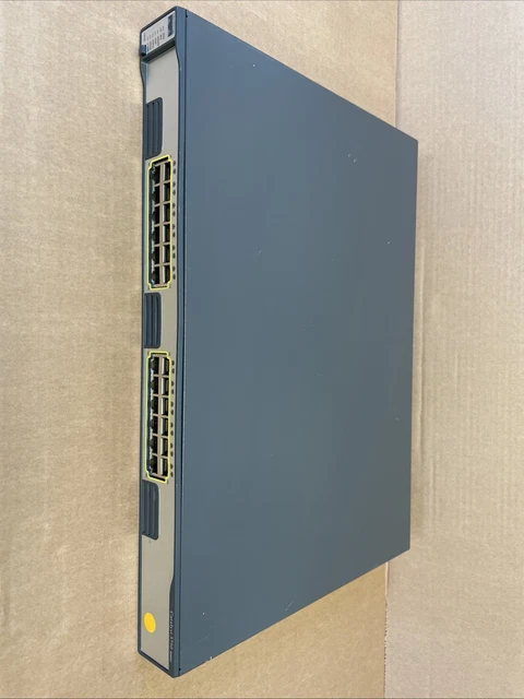 CISCO CATALYST 3750G 24 Port Gigabit Switch WS-C3750G-24T-S with Power ...