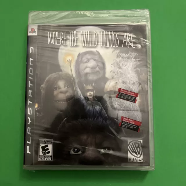 Where The Wild Things Are PS3 Sony Playstation New Factory Sealed