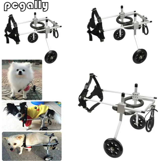S/M/L Pet Dog Wheelchair For Handicapped Hind Legs Dog/Cat To walk -US Seller
