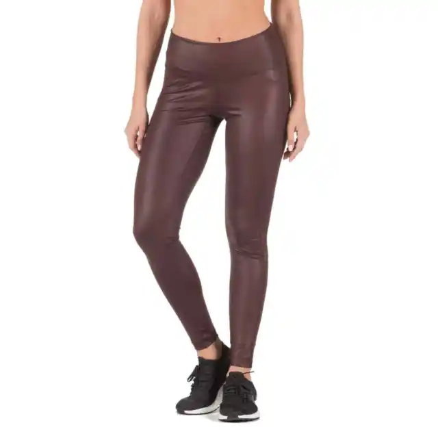 New Adidas Inspired By Stella McCartney Believe This Brown Mesh Leggings Sz M