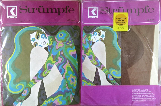 1 x NYLON - KARSTADT - FUMO - 60 DEN - 60/70 - TG. 8 1/2