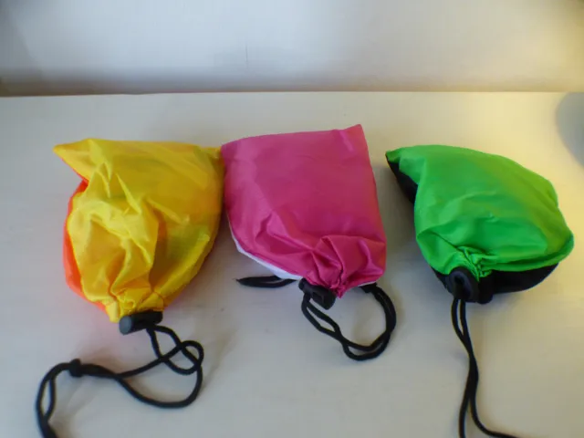 Poi, Jungle Dream mini spinners, kids/beginners, yellow/orange in pouch 2
