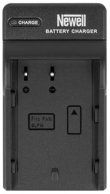 Newell DC-USB-Ladegerät Battery Charger für DMW-BLF19E Akkus für Panasonic Lumix