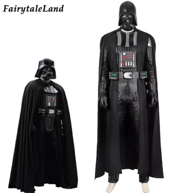 Star Wars Darth Vader Cosplay Costume Anakin Sith Lord Full Outfit W/ Props