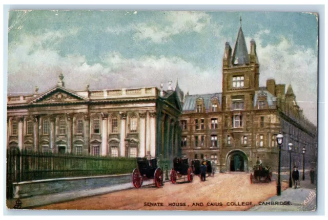 1908 Senate House Caius College Cambridge England Oilette Tuck Art Postcard