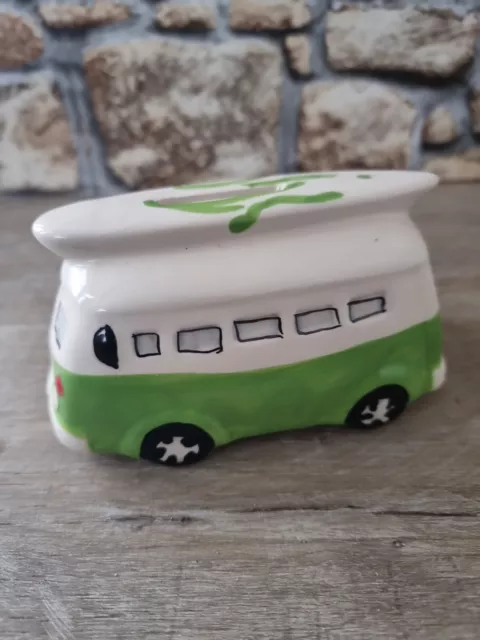 vw camper van ceramic money box