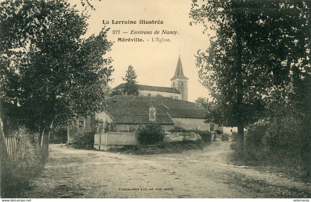 10955 cpa 54 Méréville - L'Eglise