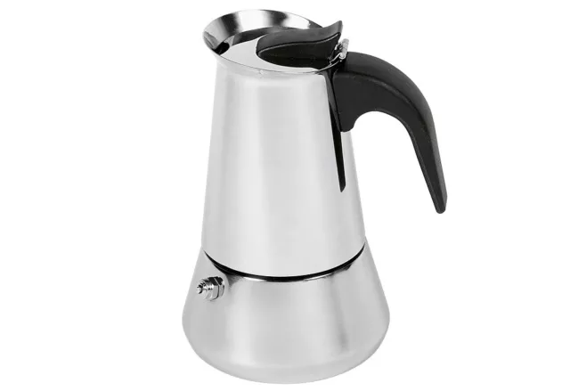 Weis HAUSRAT Espressokocher 4 Tassen Edelstahl