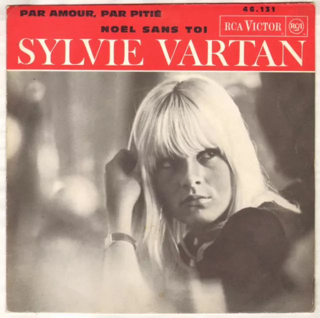 Sylvie Vartan "Par Amour, Par Pitie" Pop Rock Sp 1966 Rca Victor 46.131