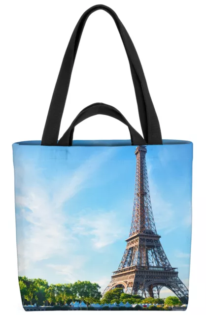 Paris Eiffelturm Tasche Seine Stadt Hauptstadt Frankreich Europa Liebe Franzose