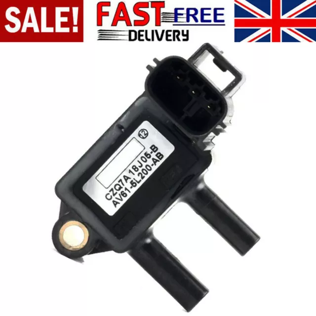 UK Exhaust Differential DPF Pressure Sensor for Ford Focus Kuga C-Max 2.0 TDCI