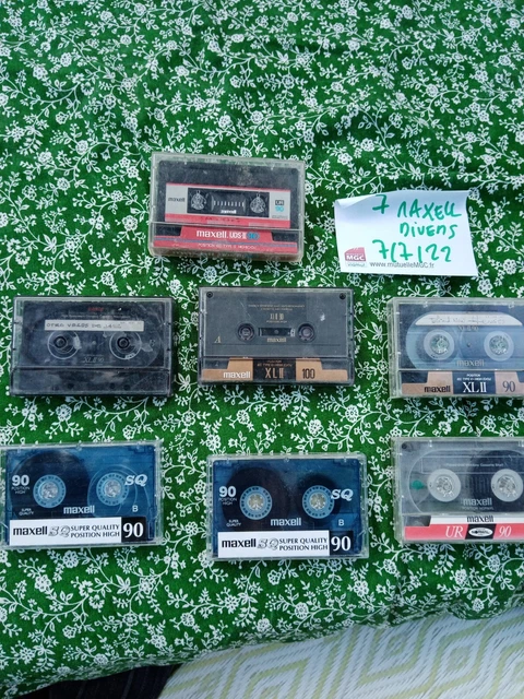 LOT PACK 10 K7 CASSETTE AUDIO UR 90 MAXELL 90 MIN TYPE I NEW NEUF