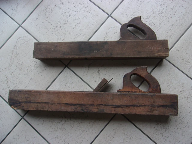 Varlope Ancienne Peugeot Frères - Rabot De Menuisier/Charpentier - 54 Mm - Excellent État
