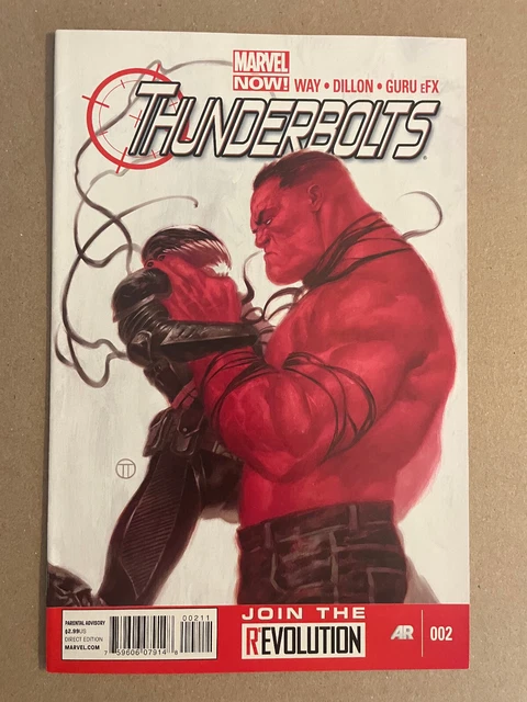 Thunderbolts #2 (Vol. 2) — Red Hulk Punisher Elektra Deadpool — MCU Marvel NM