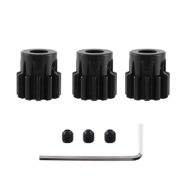 Cambio auto telecomandato modulo M1.5 8.0 foro interno acciaio cromato 11T motore F7V7