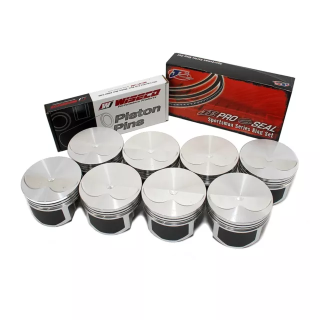 Wiseco PTS503A6 Pro Tru Pistons Small Block Chevy 350 2V Flat Top .60 Over Bore