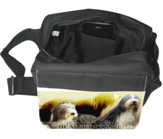 Sac ceinture sac ventre Bearded Collie 2 Beardedcollie Colly sac à friandises