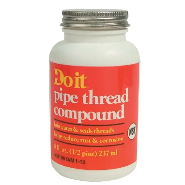 Do it 8 Fl. Oz. Gray Pipe Compound 029047 Pack of 12 SIM Supply, Inc. 029047