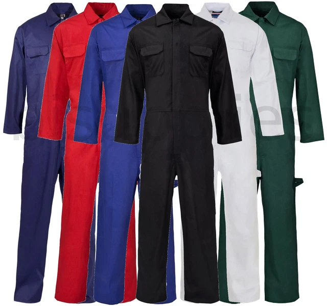 Mens Quilted Thermal Winter Coveralls Boilersuit Warm