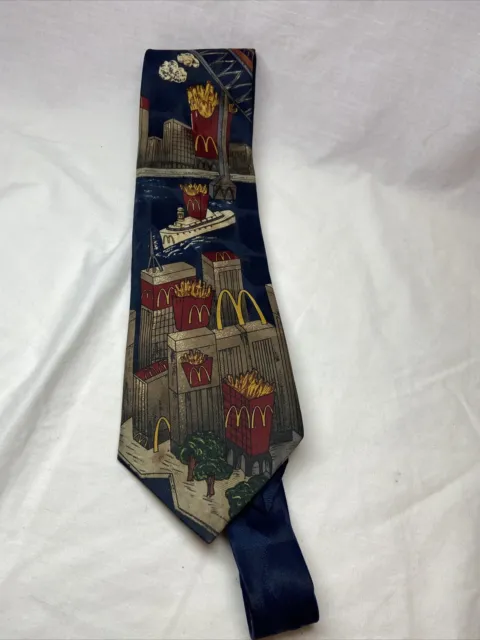 1999 McDonald’s Collection Promo Promotional Tie Employee Point Of Purchase 58”