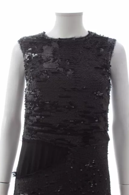 Maison Margiela Sequin Embellished Gown / Black Metallic / RRP: £3,295.00 2