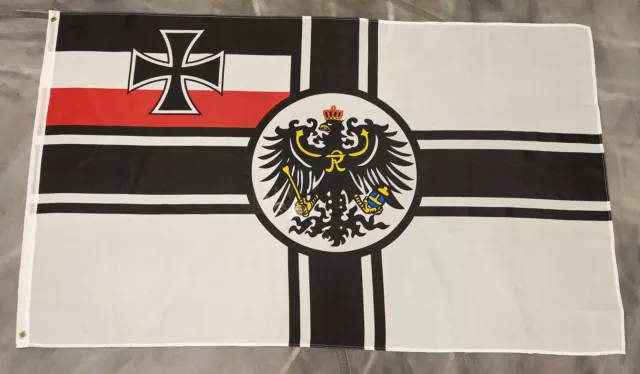 Fahne Flagge Deutsches Reich Kaiserliche Marine - 90 x 150 cm