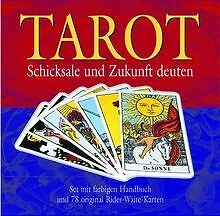 Spanische Tarotkarten Rider Waite - 78 Karten + Buch, Für Anfänger