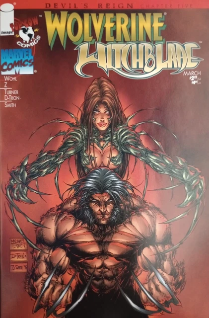 Devil's Reign #5 Wolverine Switchblade Image Top Cow Marvel 1997 Michael Turner