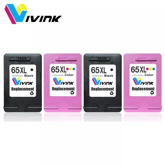 Generic 65XL ink Cartridges for HP Deskjet 2620 2621 2623 2624 2655 3720 3721 2