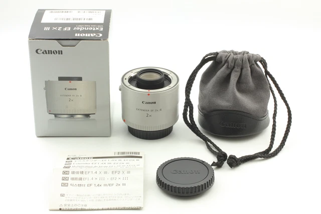 [Mint in Box] Canon EF Extender 2x 2 x  Teleconverter Lens From Japan