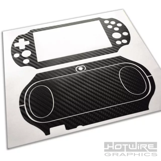 Playstation VITA 2000 Skin Kit (PS VITA Slim) - Carbon Fibre Protective Vinyl