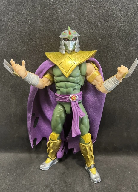 Power Rangers X Tmnt Lightning Collection Morphed Shredder Green Ranger Loose