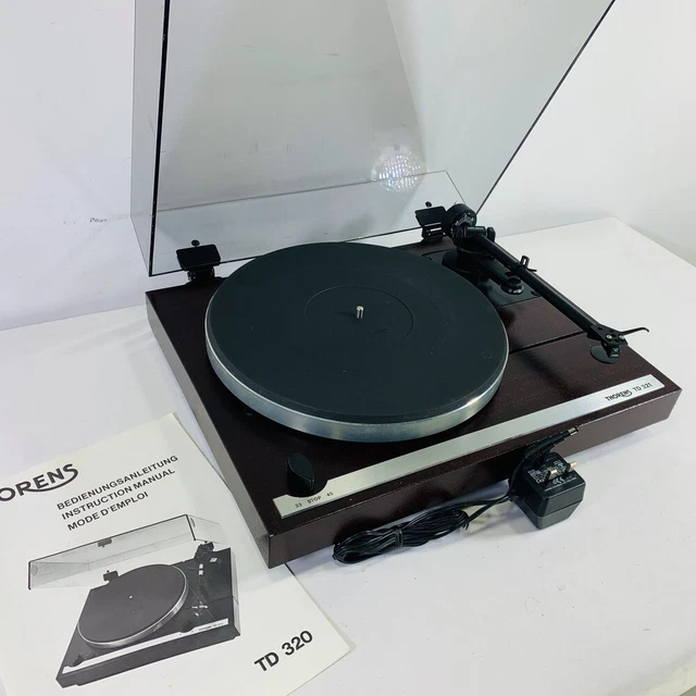 THORENS TD321 HIFI Separate 2Speed BeltDrive Turntable inc Warranty £