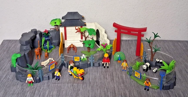 PLAYMOBIL City Life 4852 – Zoo Asiatique Complet Avec Animaux Et Figurines