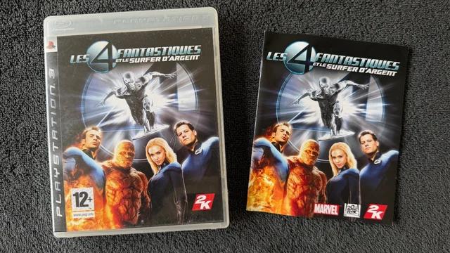 Les 4 Fantastiques Et Le Surfer D'Argent Sur PlayStation 2 - PS2, PAL, Manuel Inclus