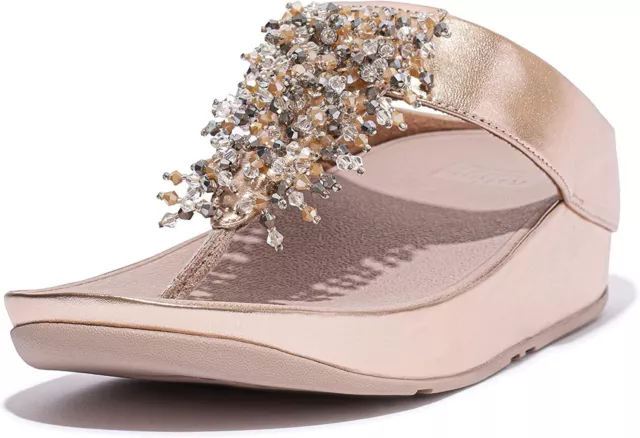 FitFlop Women's Rumba Beaded Toe-Post Sandals