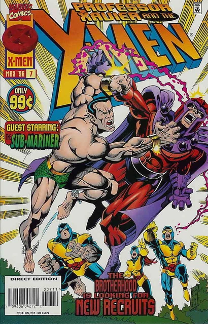 Professor Xavier and the X-Men #7 FN; Marvel | Namor Magneto - we combine shippi