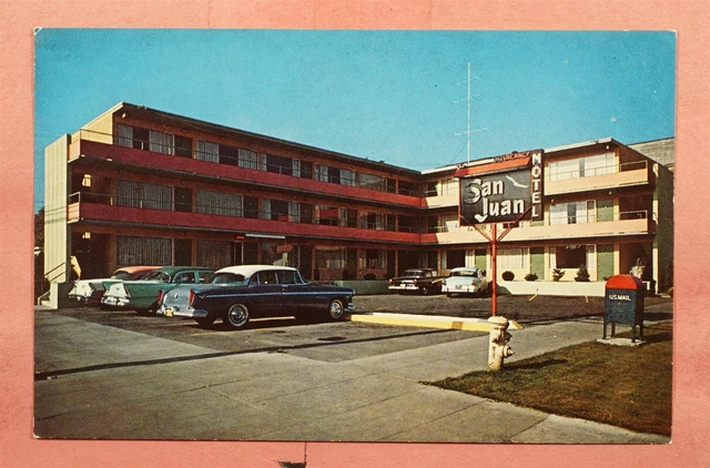 Circa 1960'S Postcard San Juan Motel Anacortes Washington Wa