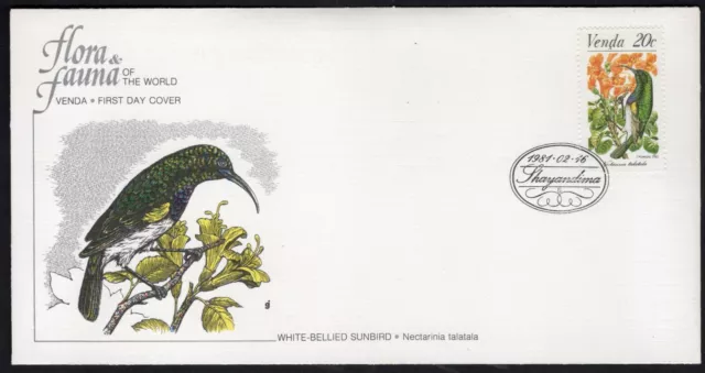 South Africa-Homelands Venda 1981 Sunbird of Venda F.D.C.