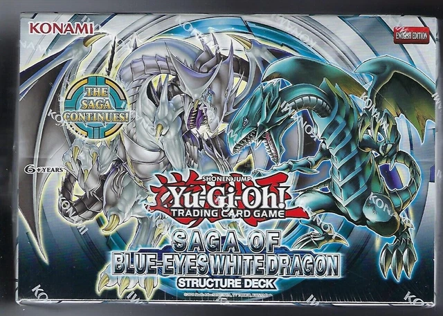 Dragon Structure YU-GI-OH SAGA OF the Blue-Eyes White Dragon Structure Deck Box ( 8 ...