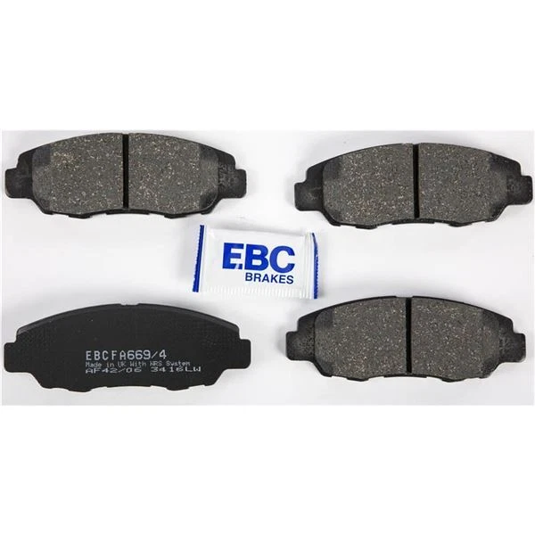 EBC Organic "X" Brake Pads/Shoes - FA669/4