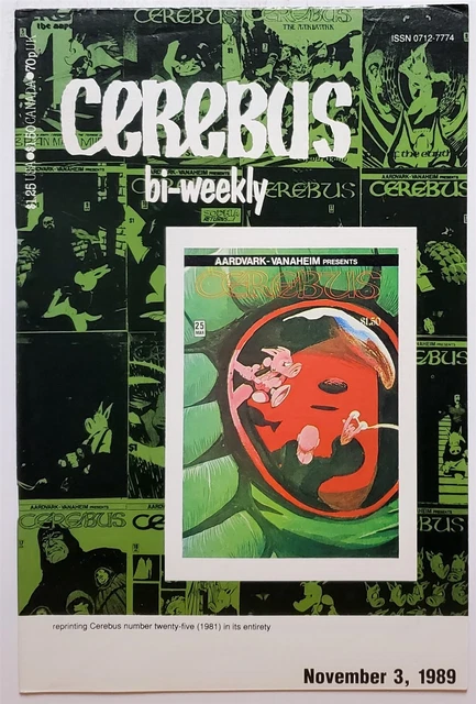 Cerebus Bi-Weekly #25 (Nov 1989, Aardvark-Vanaheim) VF