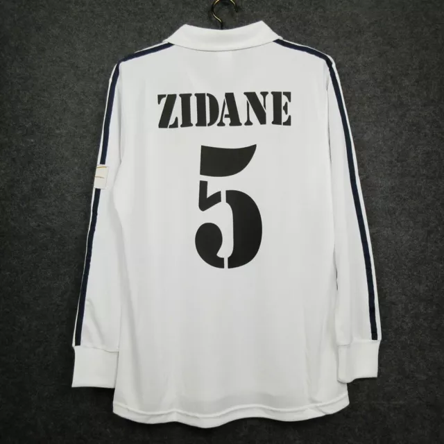 2002 Real Madrid Retro Fußballtrikot #5 Zidane