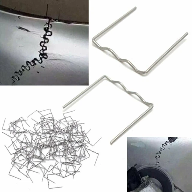 Staffe piatte graffette per quaderno paraurti saldatura pretagliate set 100 S